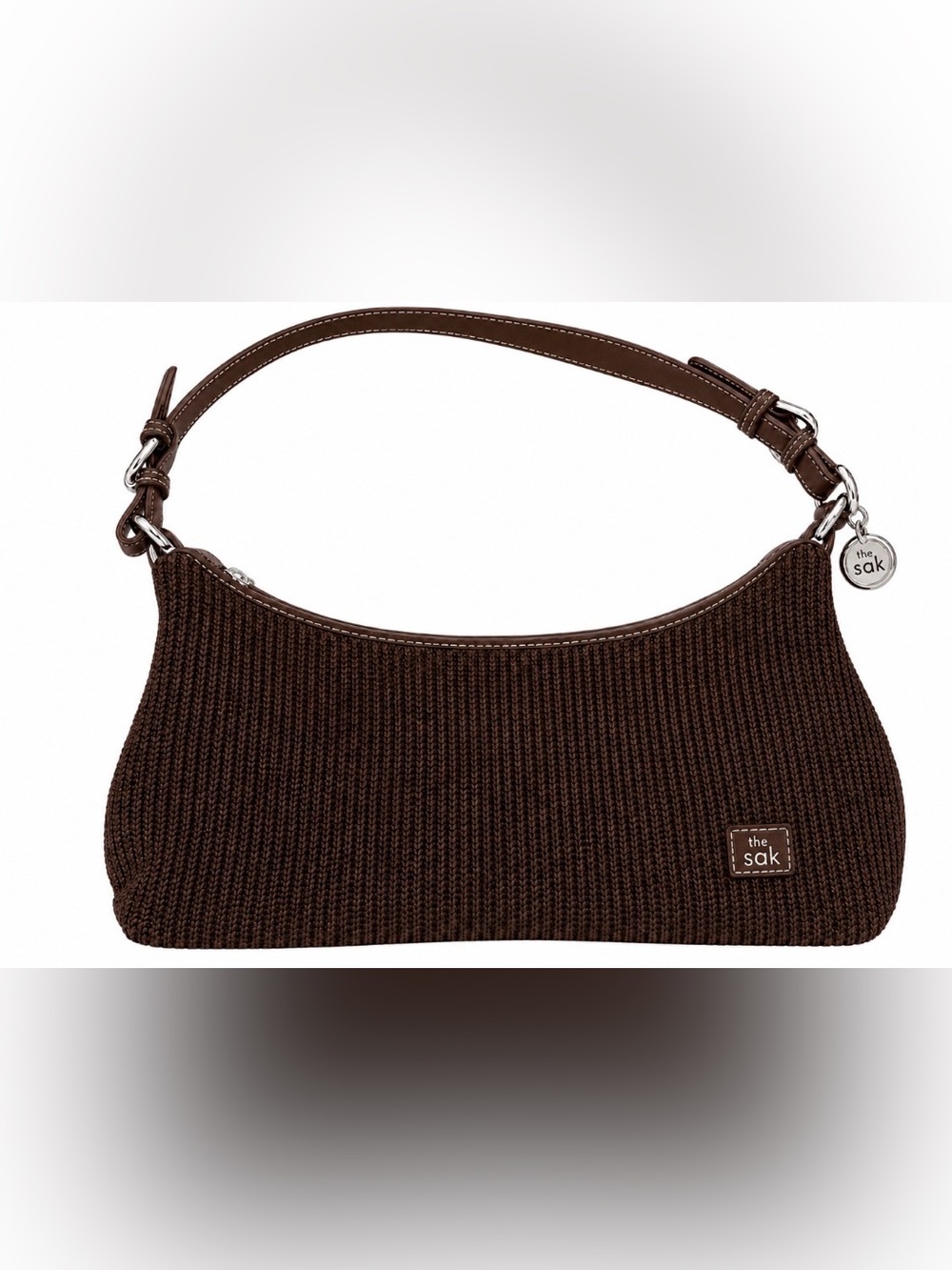 The Sak Brown Knit Shoulder Bag - Women Bags